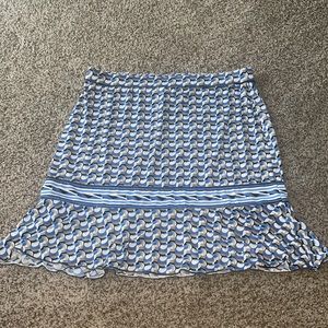 Printed Ruffled Skirt